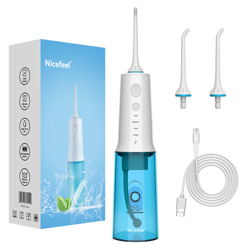 Réservoir d'eau oral sans fil portatif d'Irrigator 300ml de soin oral de Nicefeel puissant