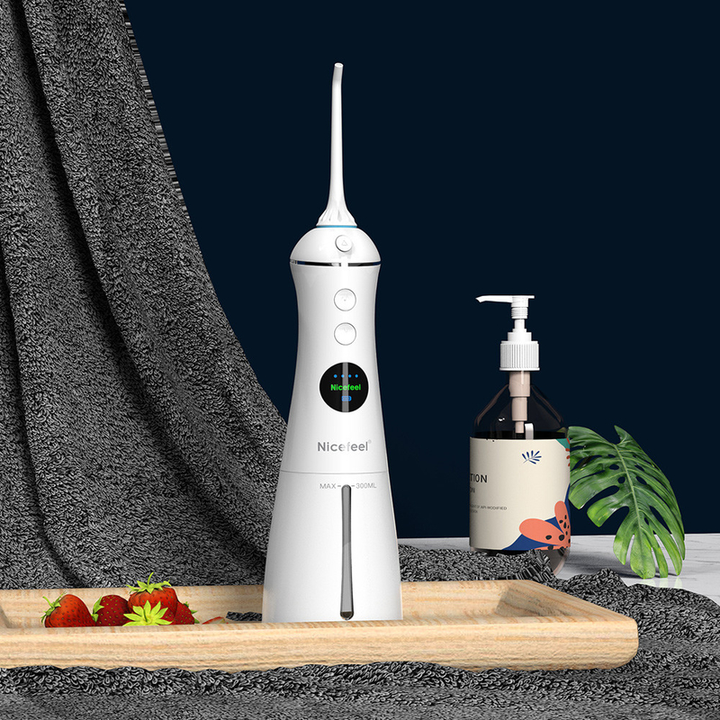 300ml Jet Cordless Water Flosser électrique, 6 modes fonctionnants arrosent Jet Dental Flosser