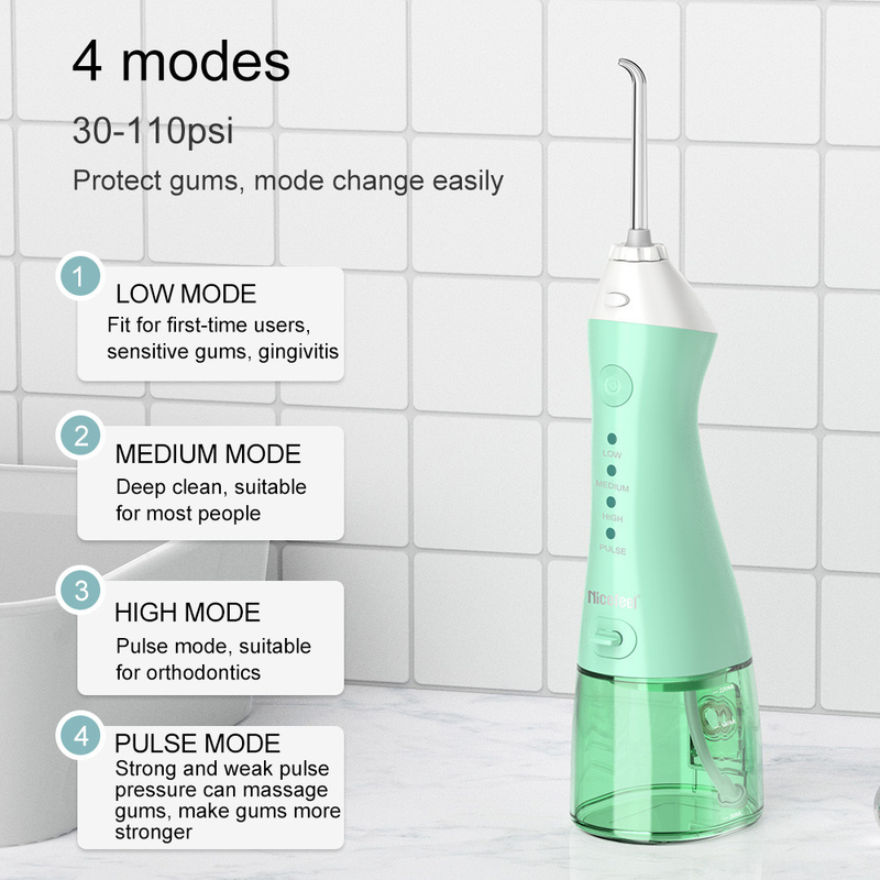 Accueil Voyage 300ML IPX7 Imperméable Oral Dentaire Sans Fil Irrigateur Portable