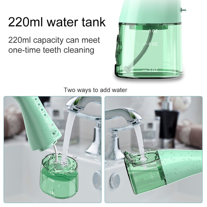 Accueil Voyage 300ML IPX7 Imperméable Oral Dentaire Sans Fil Irrigateur Portable
