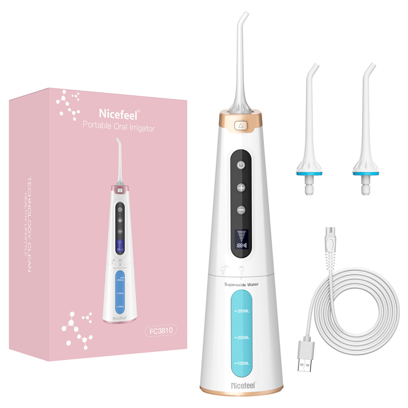 Irrigateur oral d'eau de superoxyde sans fil 300ML avec le mode trois