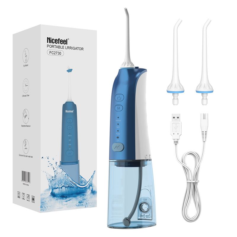 270ml 3 l'eau dentaire Flosser USB Bluetooth rechargeable des modes IPX7 sélectionnent 2 Jet Tip