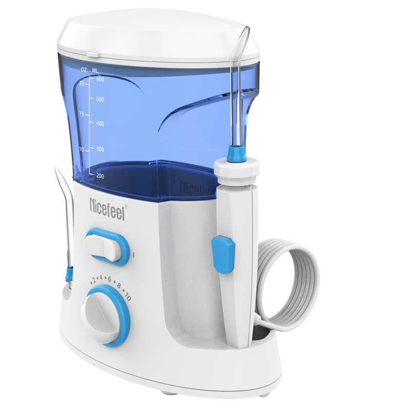 l'eau Flosser de partie supérieure du comptoir d'ABS de 25.5*20.5*11.5cm avec la longueur de corde de 1.8m