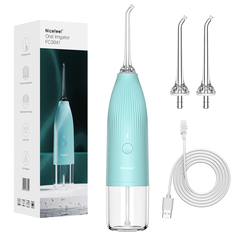 Nicefeel Flosser d'eau sans fil 0,5kg 1400mAh batterie réservoir d'eau 300ml