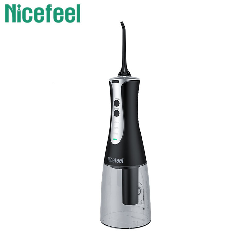 ABS Nicefeel Flosser à eau sans fil 55-125PSI Pression pour les soins buccaux