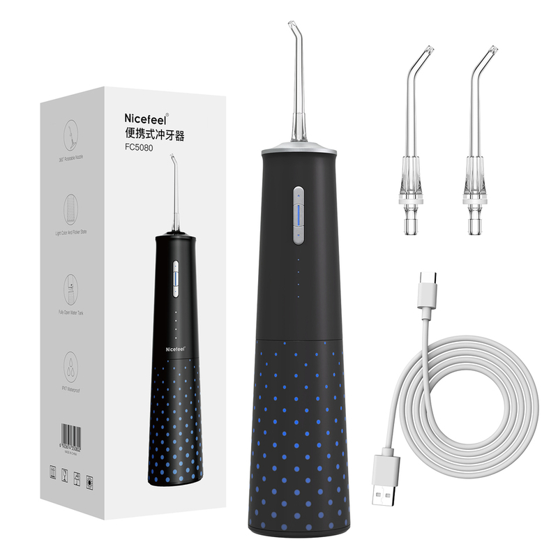 Nicefeel irrigateur oral sans fil avec 55-125PSI pression de l'eau