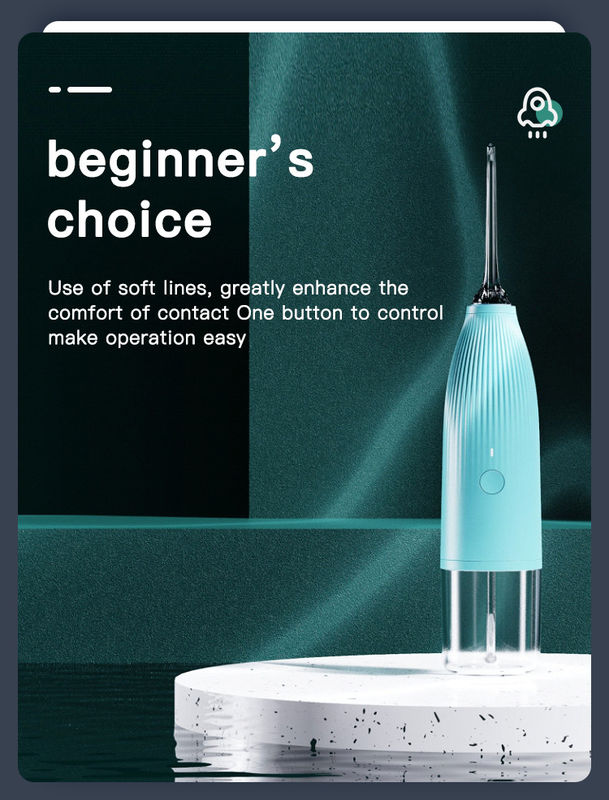 1400-1800 ABS de Mini Water Flosser Food Grade de périodes/minute pour le soin oral