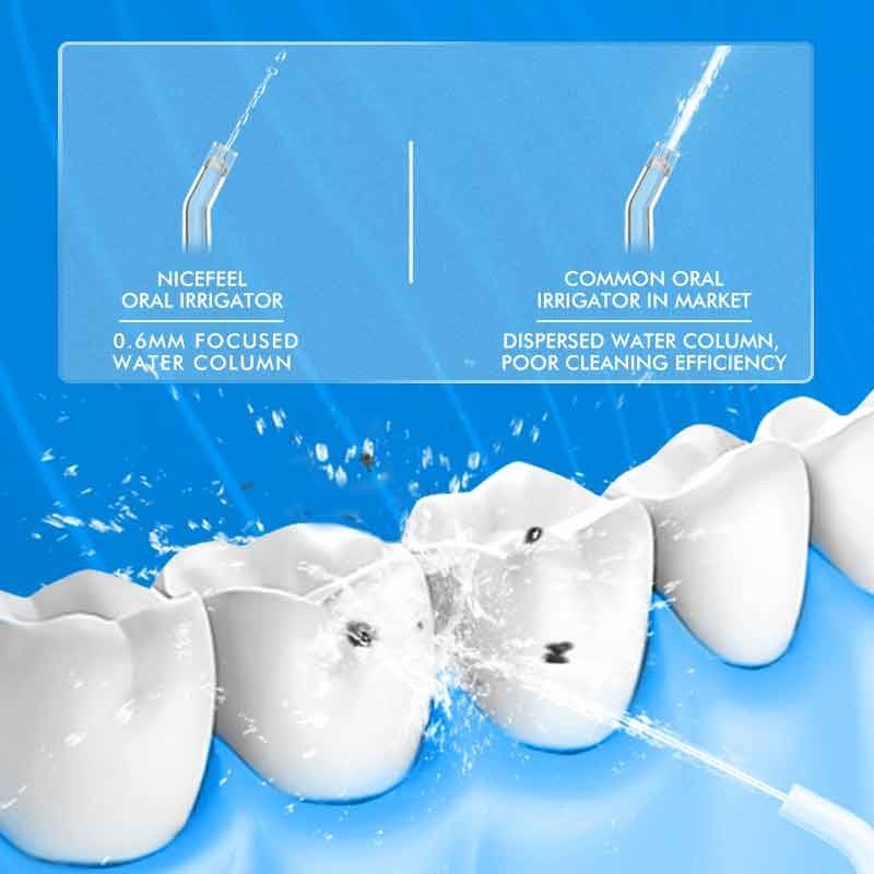 Remplissage magnétique oral de Flosser Irrigator de l'eau 228g sans fil légère