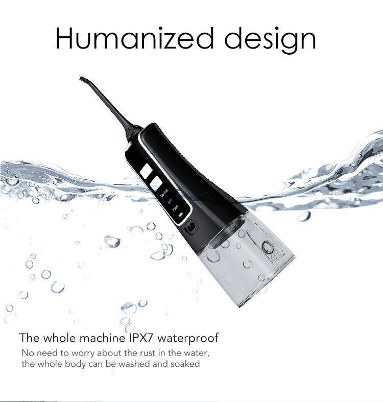 décapant sans fil oral portatif de dents de Flosser de l'eau de 1400mAh IPX7 Irrigator