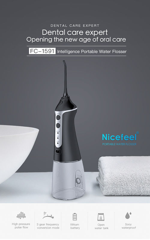 Écoulement à haute pression sans fil d'impulsion de Flosser 30-100psi de l'eau de DC5V Nicefeel