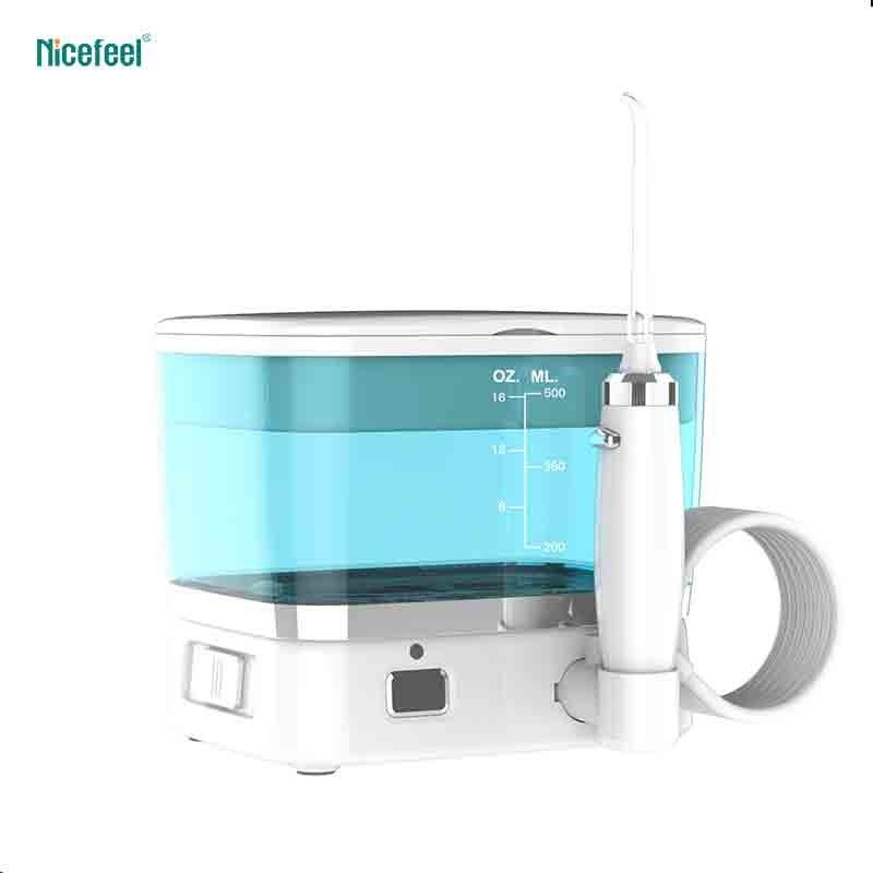 L'eau rechargeable sans fil portative Flosser de Nicefeel avec le réservoir de l'eau 500ml