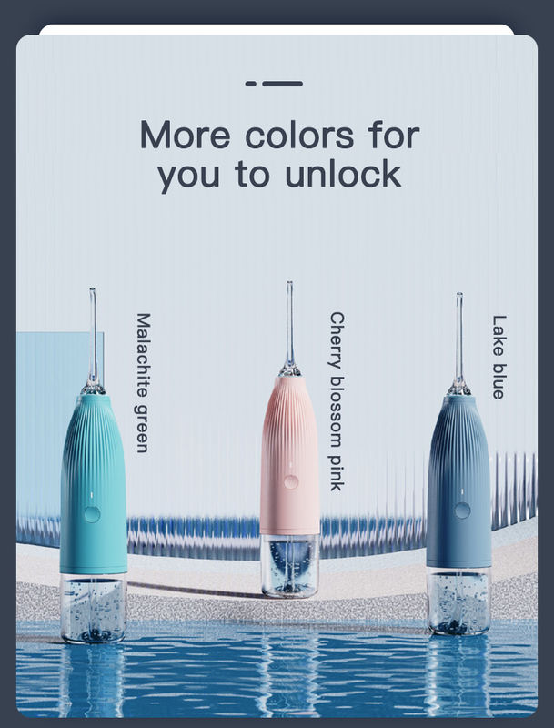 800 Mah Battery Oral Water Irrigators blanchissant l'eau Jet Pick For Travel