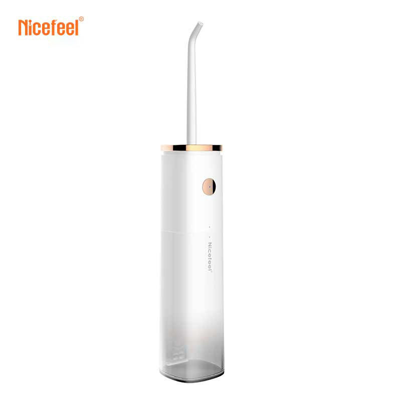 Nettoyage profond portatif de Sonic Cordless Water Flosser Rechargeable avec quatre becs