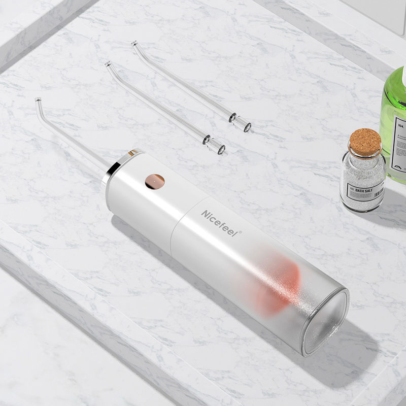 Nettoyage profond portatif de Sonic Cordless Water Flosser Rechargeable avec quatre becs