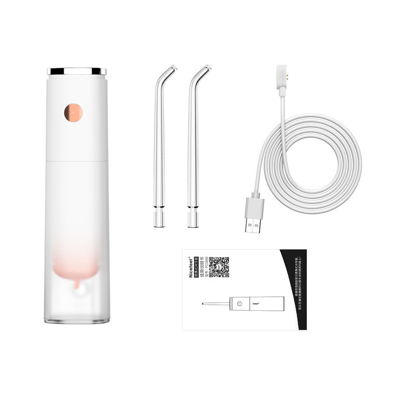 Nettoyage profond portatif de Sonic Cordless Water Flosser Rechargeable avec quatre becs